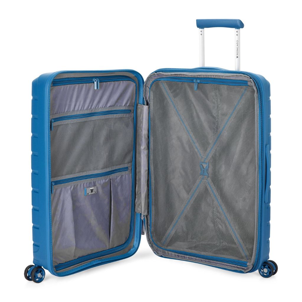 Roncato B Flying DLX Medium Exp Luggage - Denim - Love Luggage