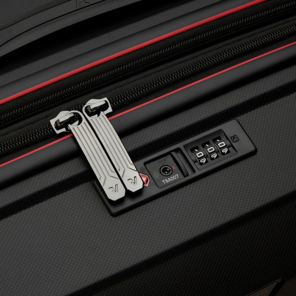 Roncato B Flying DLX Medium Exp Luggage - Smoke Black - Love Luggage