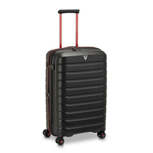 Roncato B Flying DLX Medium Exp Luggage - Smoke Black - Love Luggage
