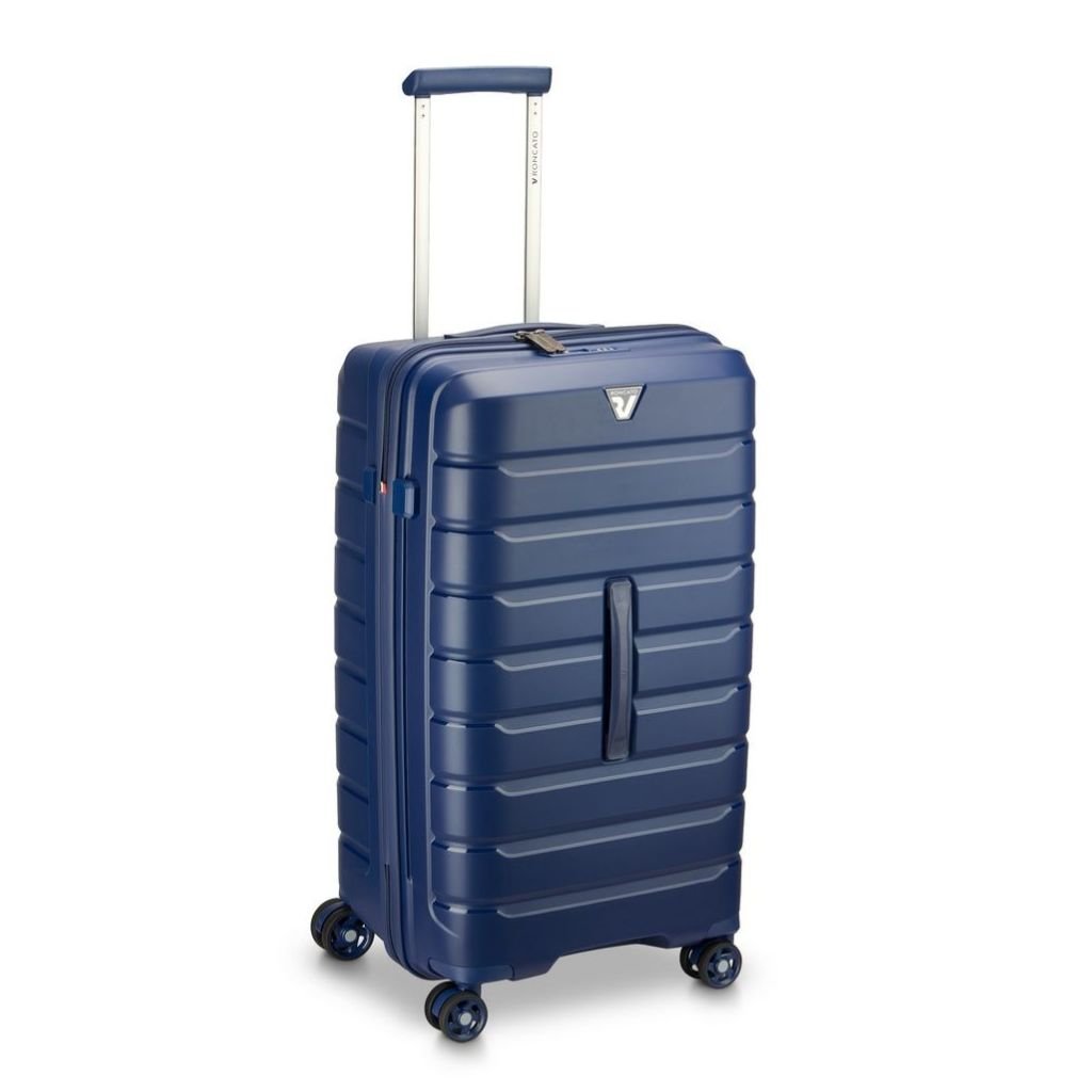 Roncato B Flying DLX Medium Trunk Luggage - Midnight Blue - Love Luggage