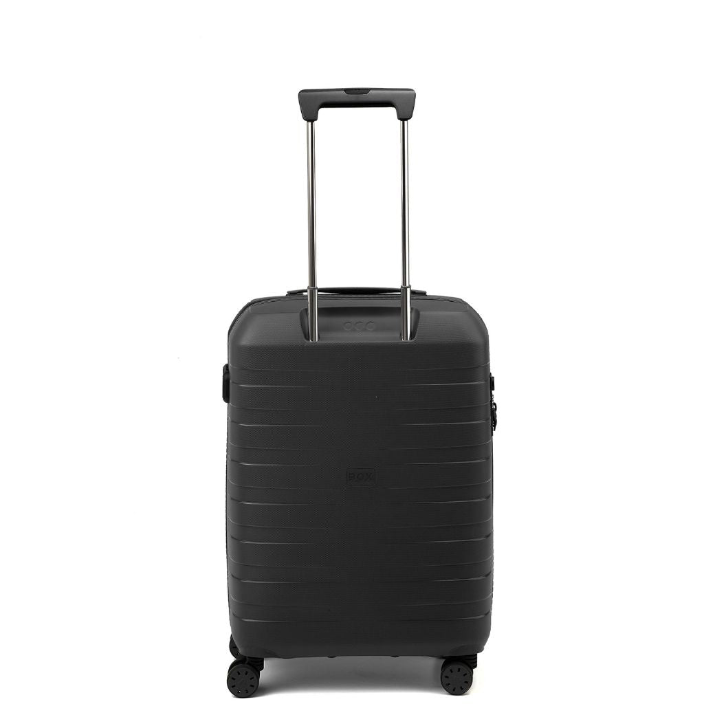 Roncato Box Sport 2.0 Carry On 55cm Lightweight 2.2Kg Suitcase - Black - Love Luggage