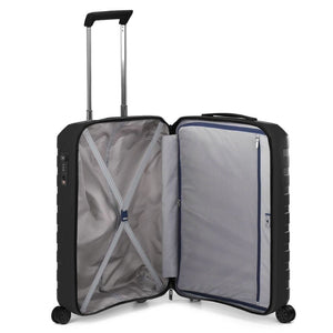 Roncato Box Sport 2.0 Carry On 55cm Lightweight 2.2Kg Suitcase - Black - Love Luggage