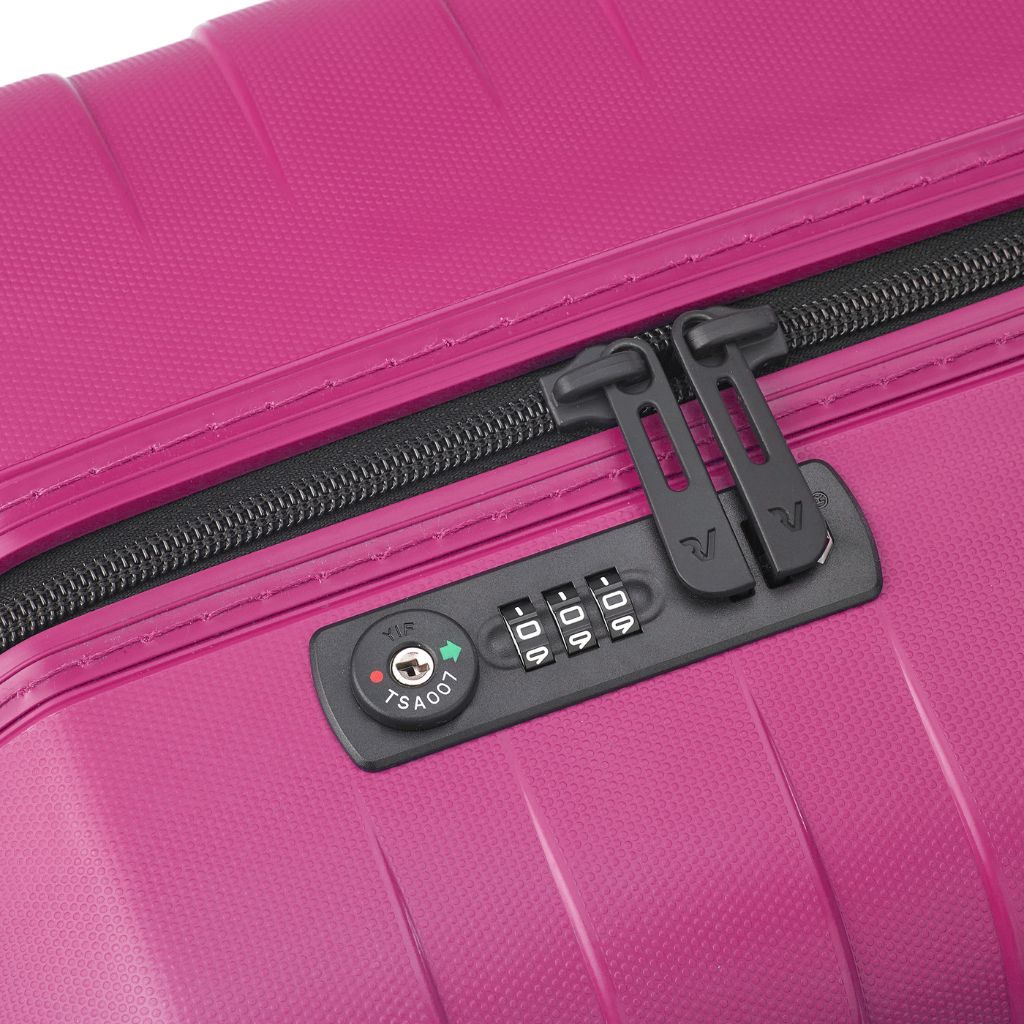 Roncato Box Sport 2.0 Carry On 55cm Lightweight 2.2Kg Suitcase - Magenta - Love Luggage