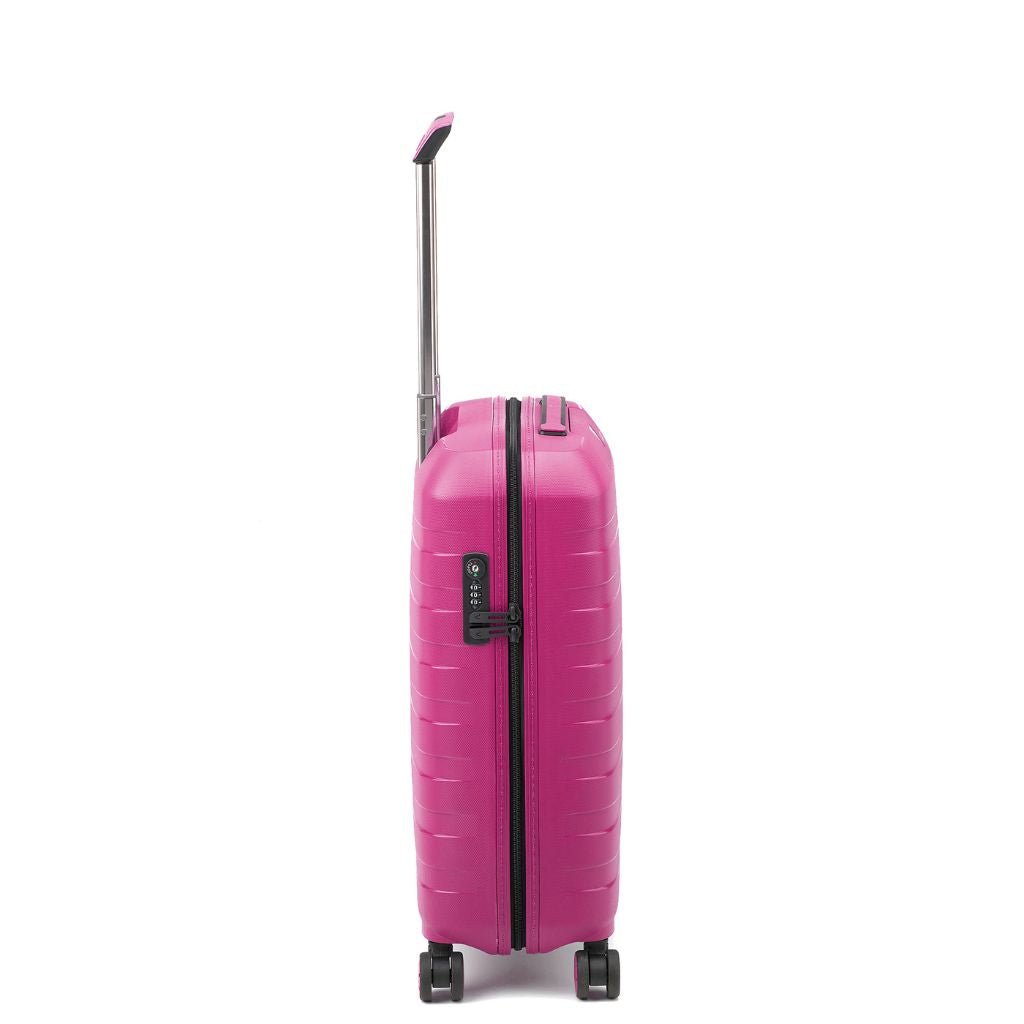 Roncato Box Sport 2.0 Carry On 55cm Lightweight 2.2Kg Suitcase - Magenta - Love Luggage