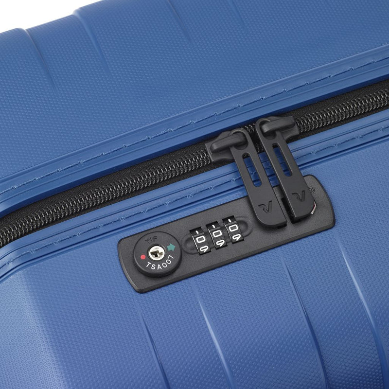 Roncato Box Sport 2.0 Carry On 55cm Lightweight 2.2Kg Suitcase - Navy - Love Luggage