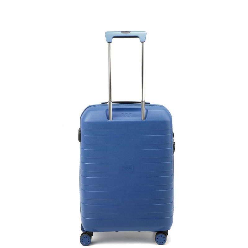 Roncato Box Sport 2.0 Carry On 55cm Lightweight 2.2Kg Suitcase - Navy - Love Luggage
