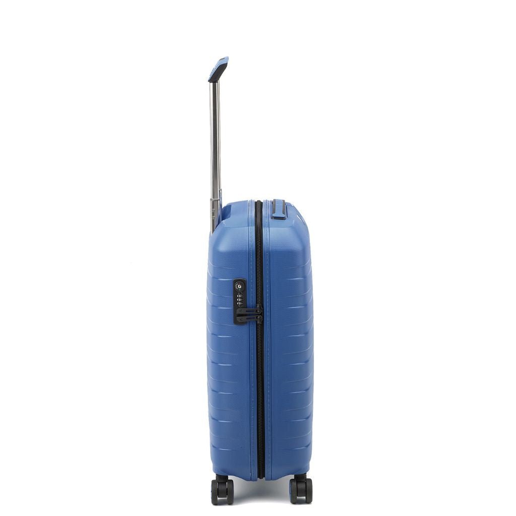 Roncato Box Sport 2.0 Carry On 55cm Lightweight 2.2Kg Suitcase - Navy - Love Luggage