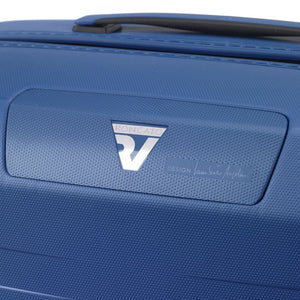 Roncato Box Sport 2.0 Carry On 55cm Lightweight 2.2Kg Suitcase - Navy - Love Luggage