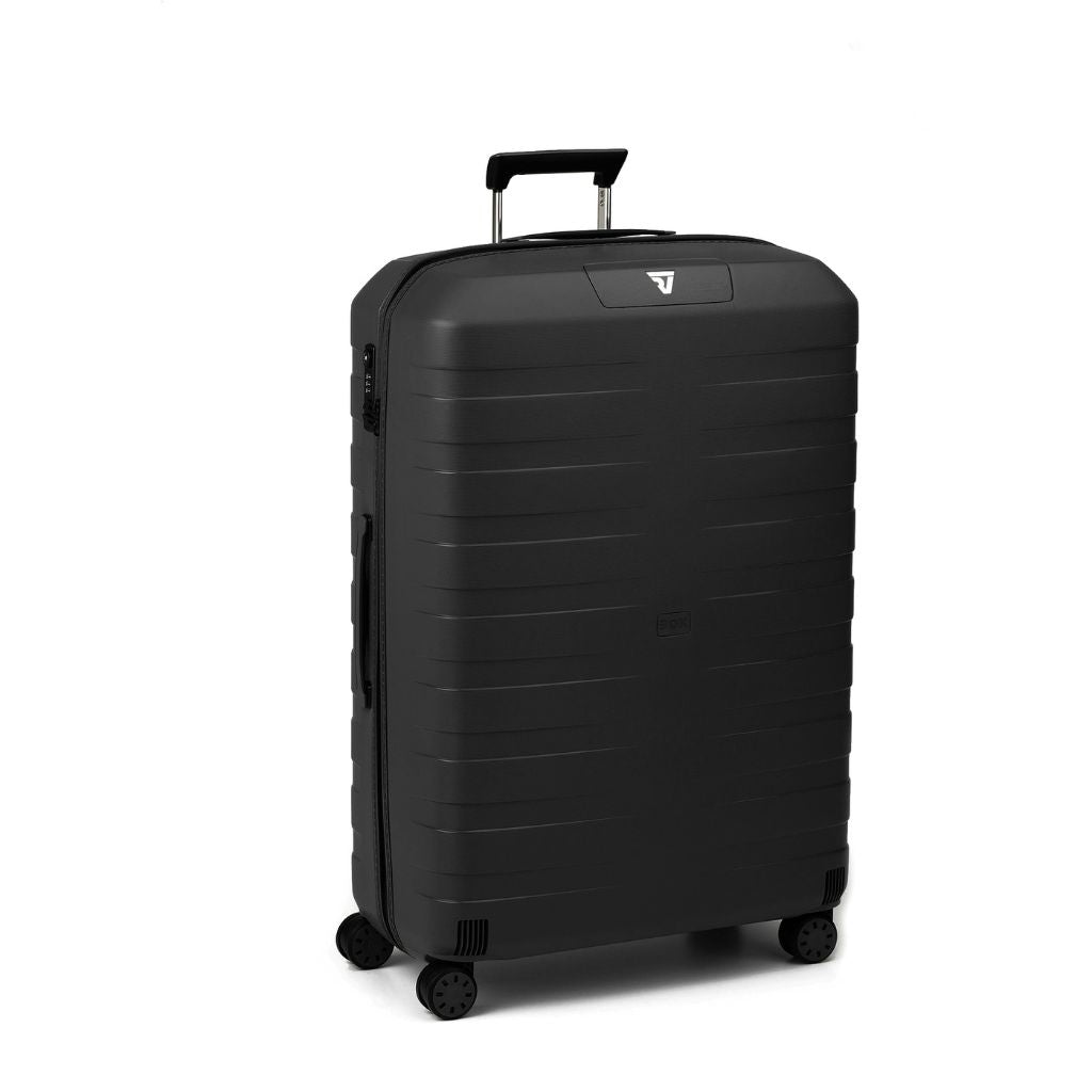 Roncato Box Sport 2.0 Large 78cm Hardsided Spinner Suitcase Black - Love Luggage