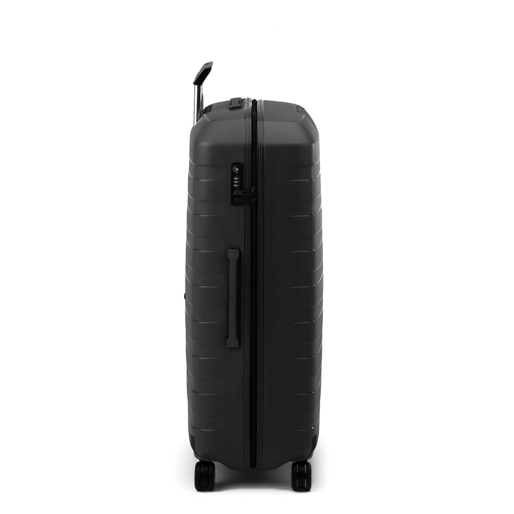 Roncato Box Sport 2.0 Large 78cm Hardsided Spinner Suitcase Black - Love Luggage