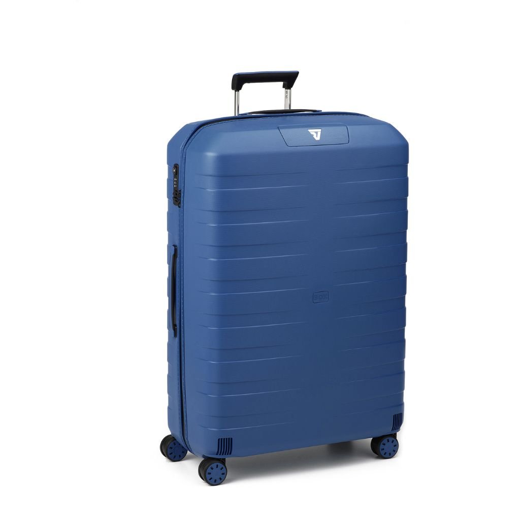Roncato Box Sport 2.0 Large 78cm Hardsided Spinner Suitcase - Navy - Love Luggage