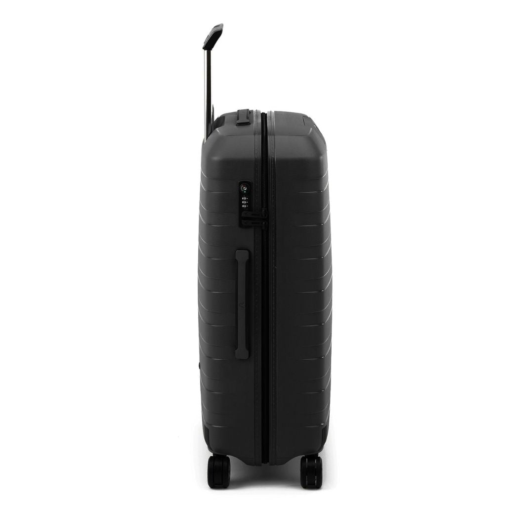 Roncato Box Sport 2.0 Medium 69cm Hardsided Spinner Suitcase - Black - Love Luggage