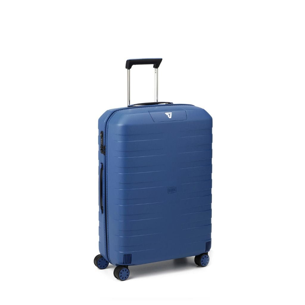Roncato Box Sport 2.0 Medium 69cm Hardsided Spinner Suitcase - Navy - Love Luggage