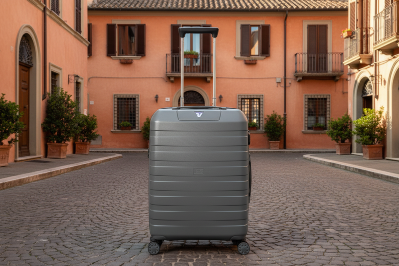 Roncato Box Young Carry On 55cm Hardsided 2.2KG Suitcase Grey Roncato