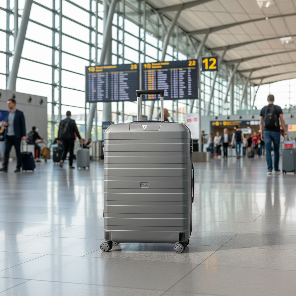 Roncato Box Young Medium 69cm Hardsided Spinner Suitcase Grey - Love Luggage