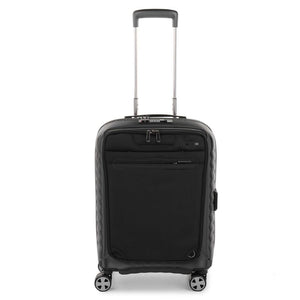 Roncato Carry On Suitcase With Laptop Sleeve - Black - Love Luggage