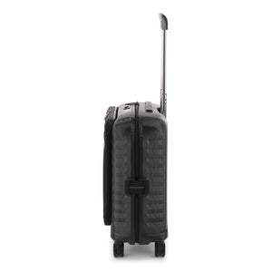 Roncato Carry On Suitcase With Laptop Sleeve - Black - Love Luggage