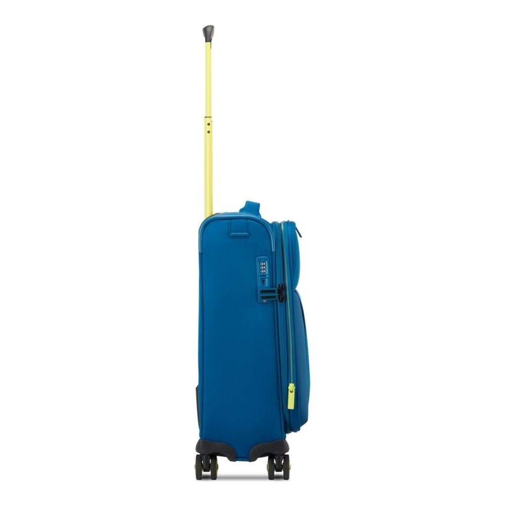 Roncato Move 55cm Carry On 2.3Kg Lightweight Luggage - Blue Lagoon - Love Luggage