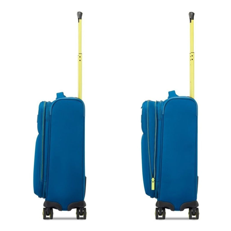 Roncato Move 55cm Carry On 2.3Kg Lightweight Luggage - Blue Lagoon - Love Luggage