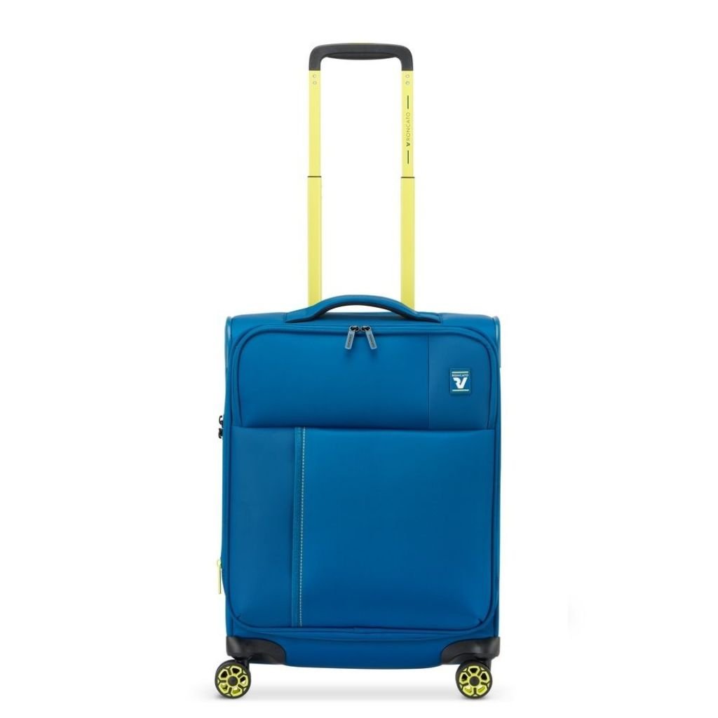 Roncato Move 55cm Carry On 2.3Kg Lightweight Luggage - Blue Lagoon - Love Luggage