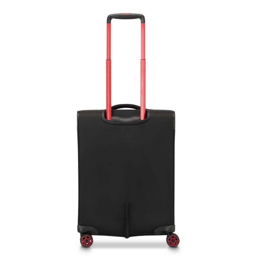 Roncato Move 55cm Carry On 2.3Kg Lightweight Luggage - Smoke Black - Love Luggage