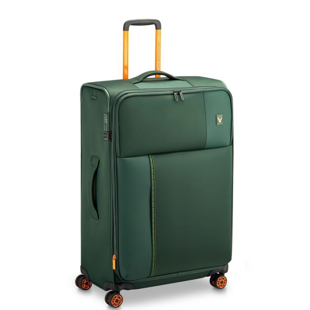 Roncato Move 77cm Large 3.8Kg Lightweight Luggage - Green - Love Luggage