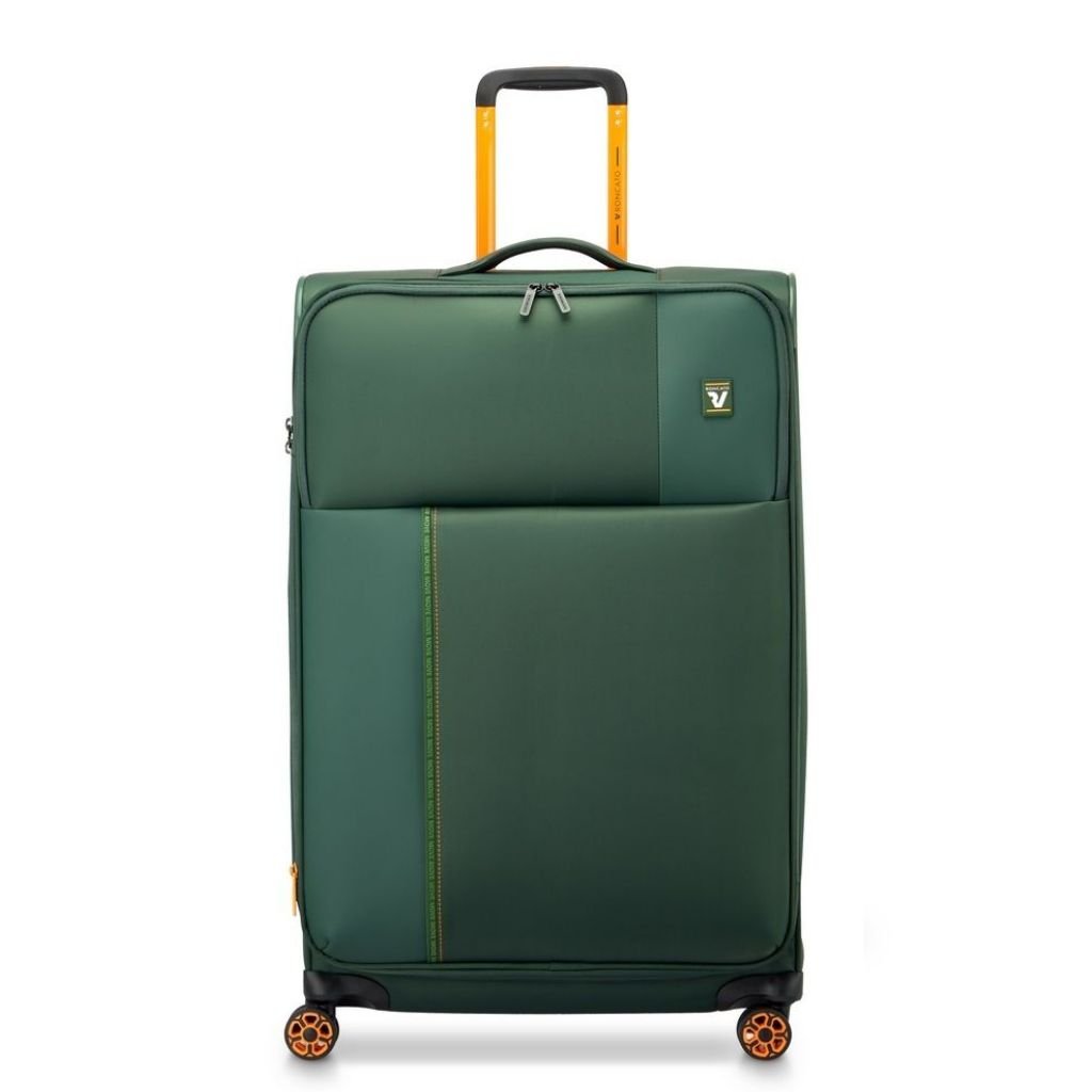 Roncato Move 77cm Large 3.8Kg Lightweight Luggage - Green - Love Luggage