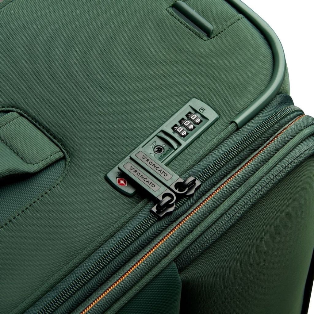 Roncato Move 77cm Large 3.8Kg Lightweight Luggage - Green - Love Luggage