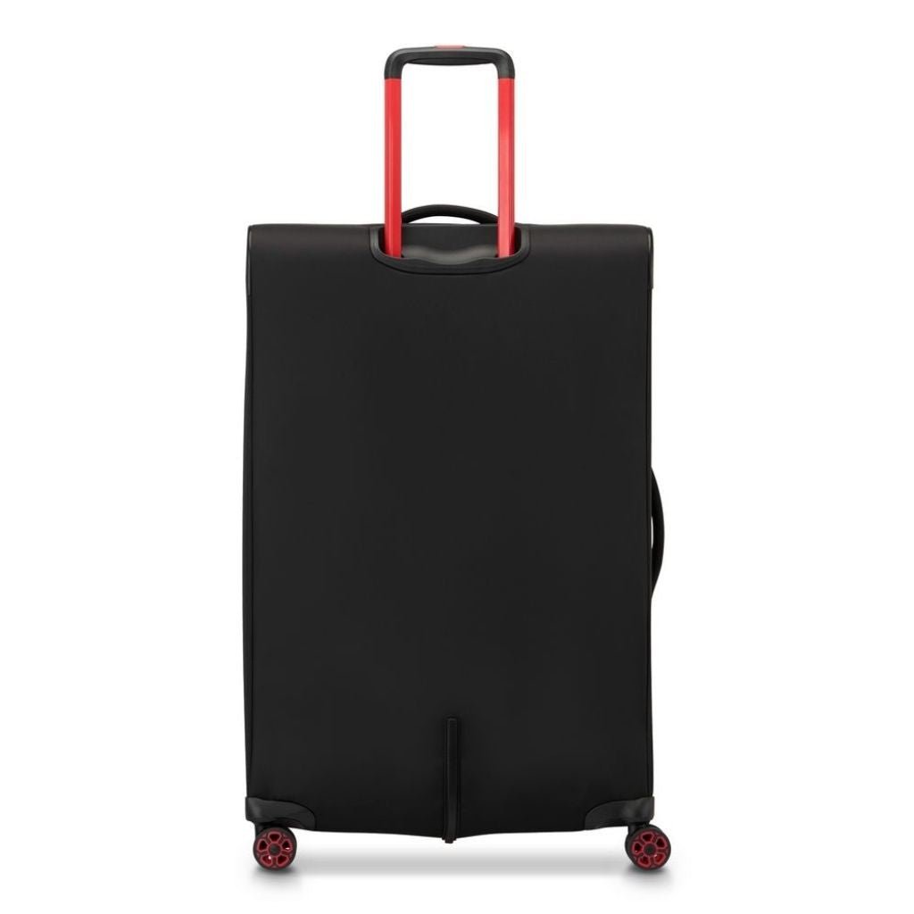 Roncato Move 77cm Large 3.8Kg Lightweight Luggage - Smoke Black - Love Luggage