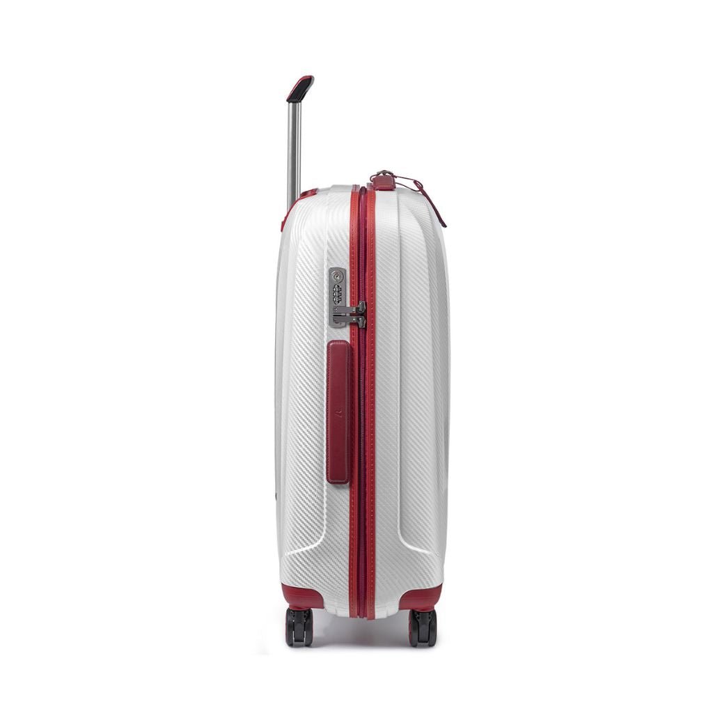 Roncato We Are Glam Large 78cm Spinner Suitcase 3kg - White - Love Luggage