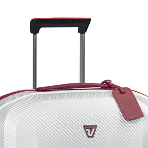 Roncato We Are Glam Large 78cm Spinner Suitcase 3kg - White - Love Luggage
