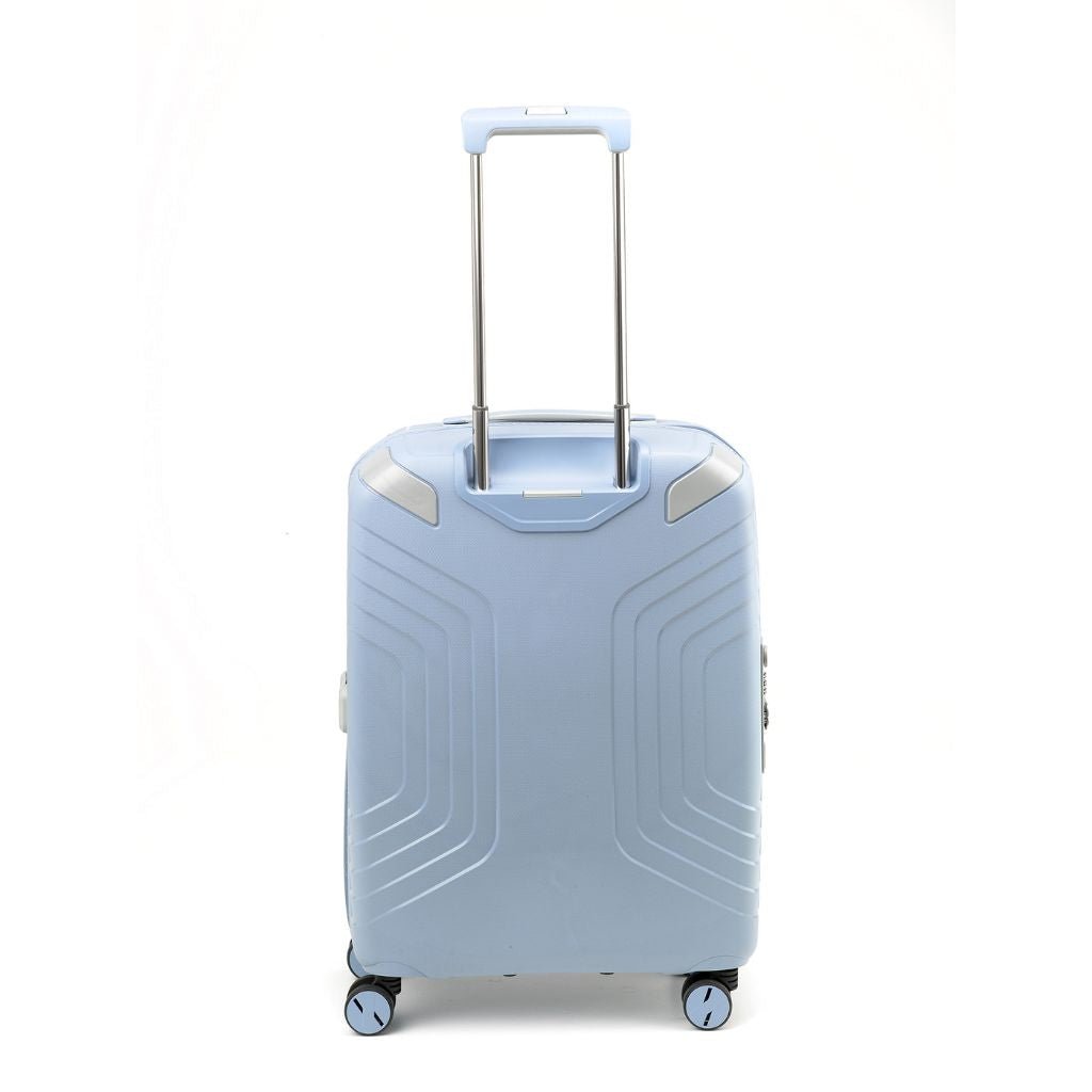 Roncato Ypsilon Carry On 55cm Hardsided EXP Spinner Suitcase Pale Blue - Love Luggage