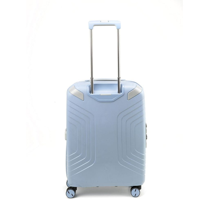 Roncato Ypsilon Carry On 55cm Hardsided EXP Spinner Suitcase Pale Blue - Love Luggage