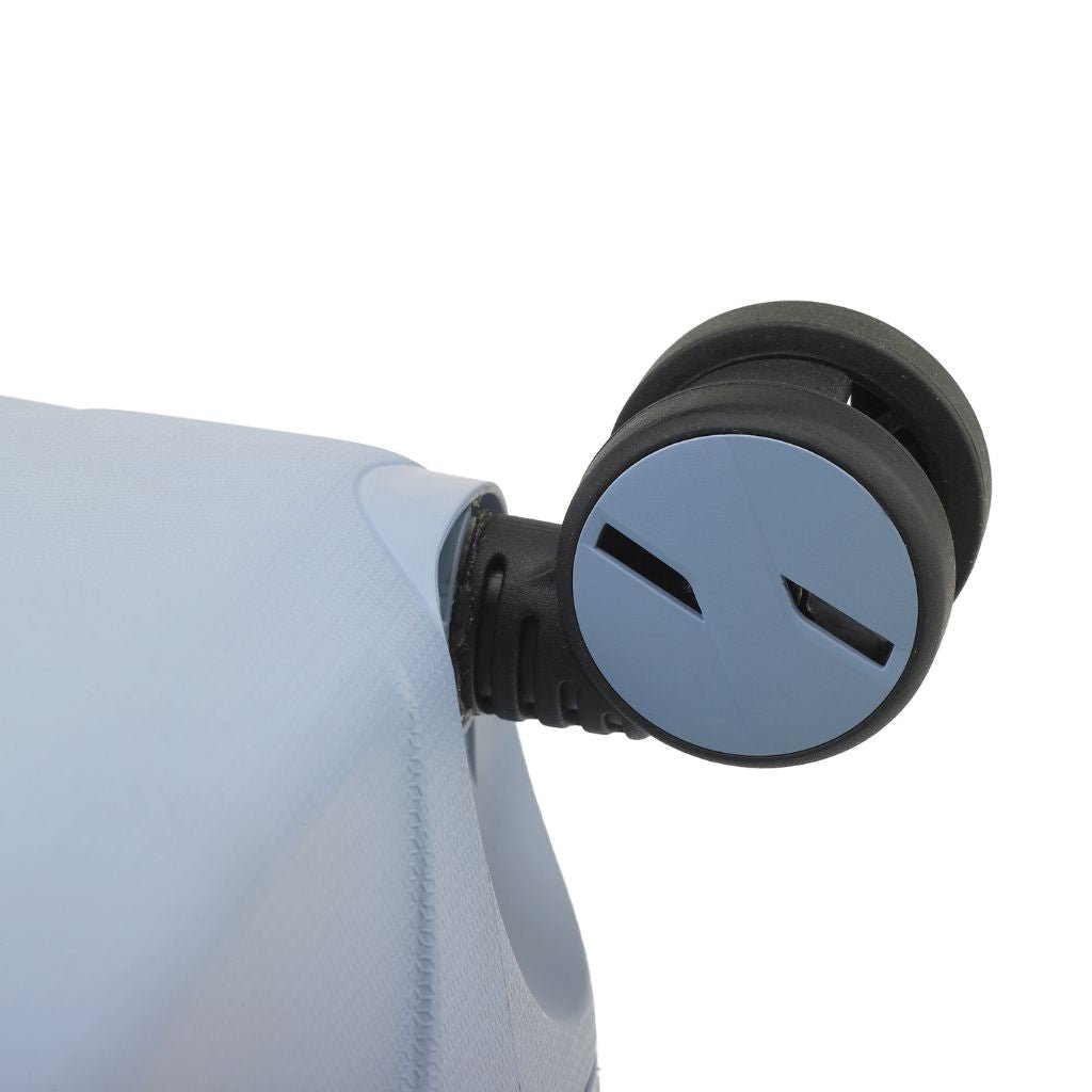 Roncato Ypsilon Carry On 55cm Hardsided EXP Spinner Suitcase Pale Blue - Love Luggage