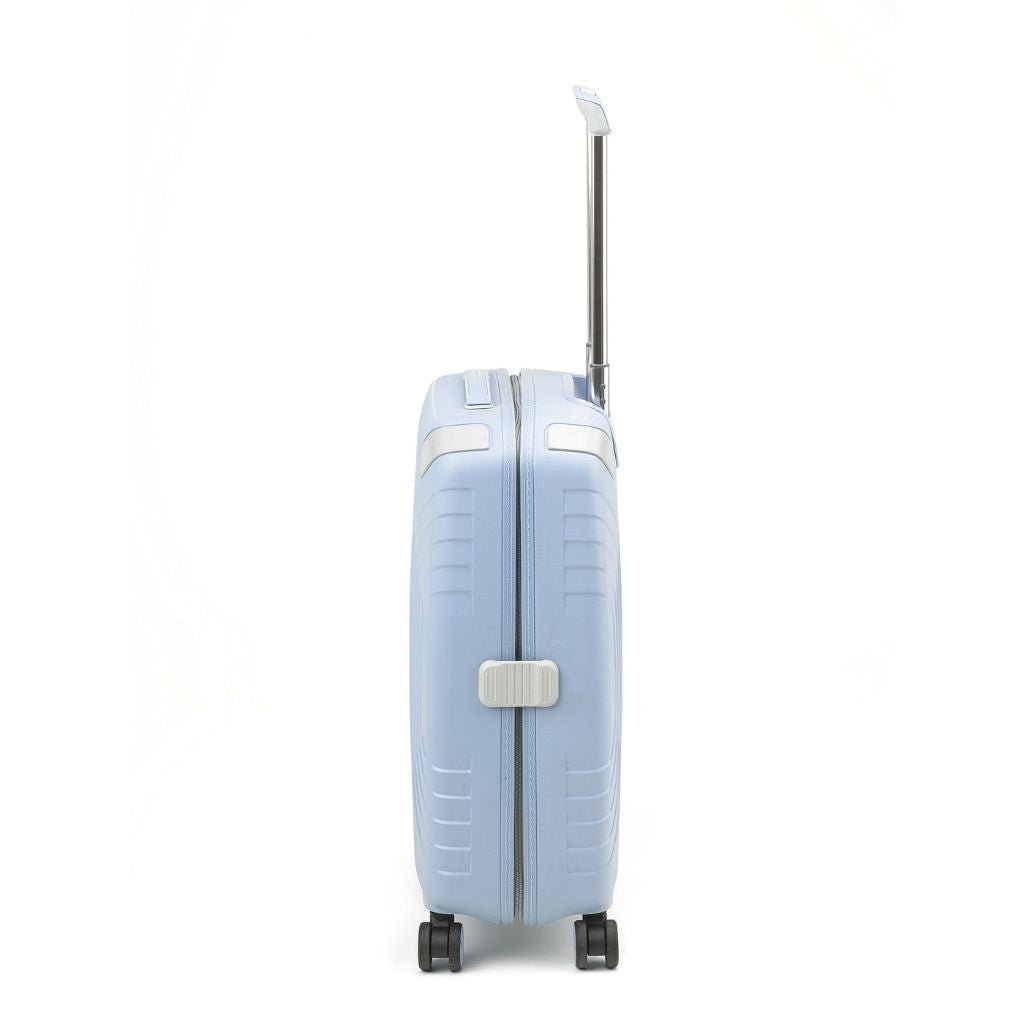 Roncato Ypsilon Carry On 55cm Hardsided EXP Spinner Suitcase Pale Blue - Love Luggage