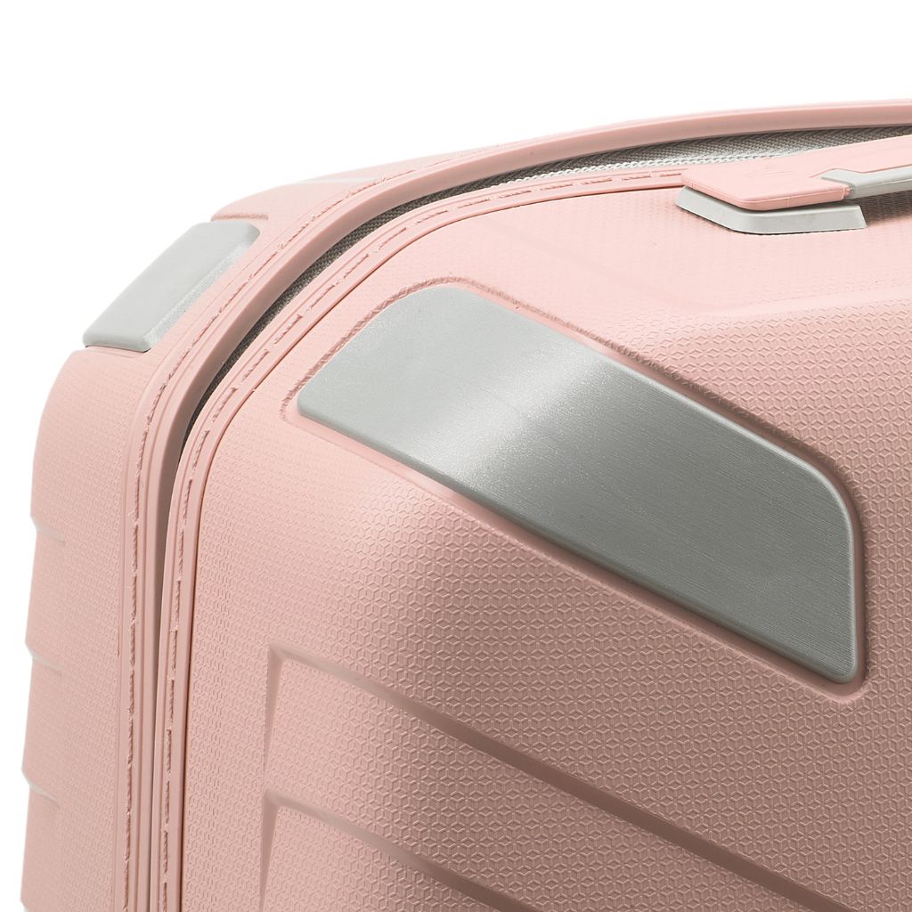 Roncato Ypsilon Carry On 55cm Hardsided Exp Spinner Suitcase Pale Pink - Love Luggage