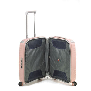 Roncato Ypsilon Carry On 55cm Hardsided Exp Spinner Suitcase Pale Pink - Love Luggage