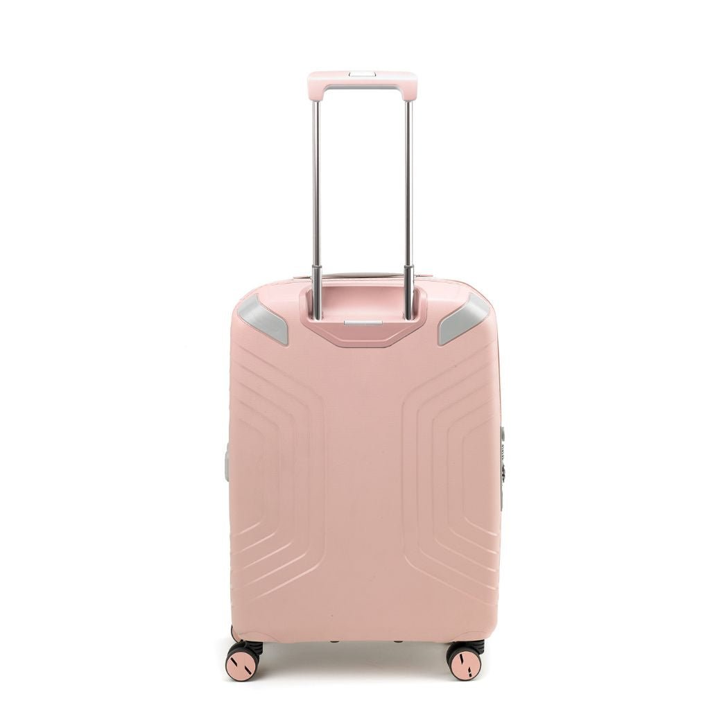 Roncato Ypsilon Carry On 55cm Hardsided Exp Spinner Suitcase Pale Pink - Love Luggage