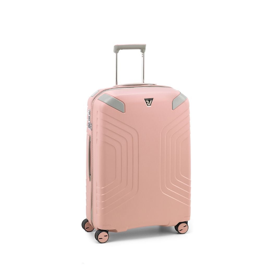 Roncato Ypsilon Large 78cm Hardsided Exp Spinner Suitcase Pale Pink - Love Luggage
