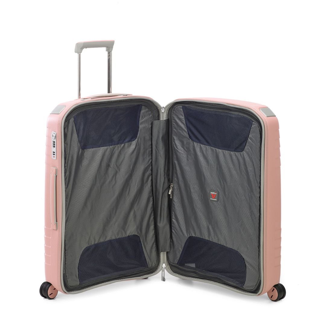 Roncato Ypsilon Large 78cm Hardsided Exp Spinner Suitcase Pale Pink - Love Luggage