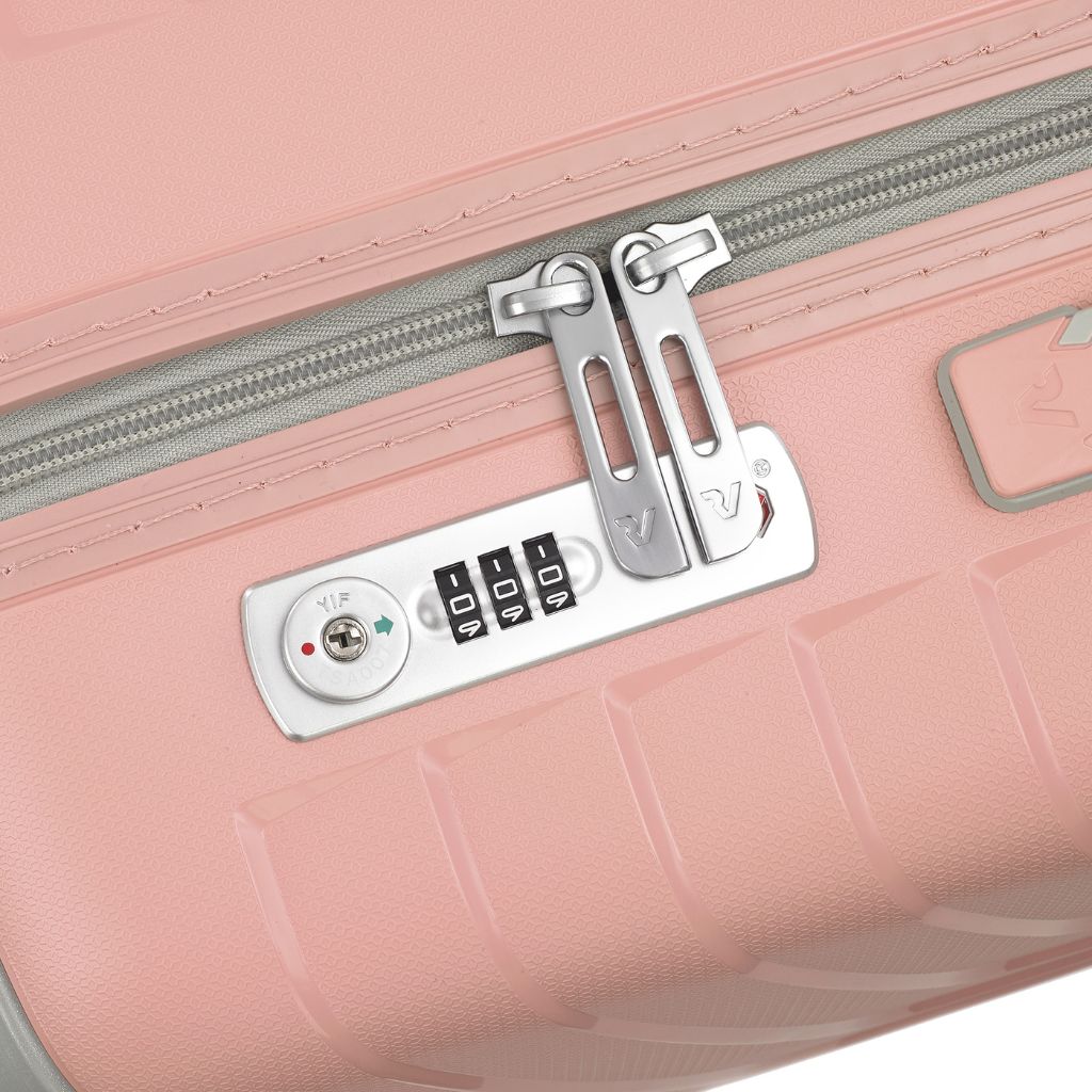 Roncato Ypsilon Large 78cm Hardsided Exp Spinner Suitcase Pale Pink - Love Luggage
