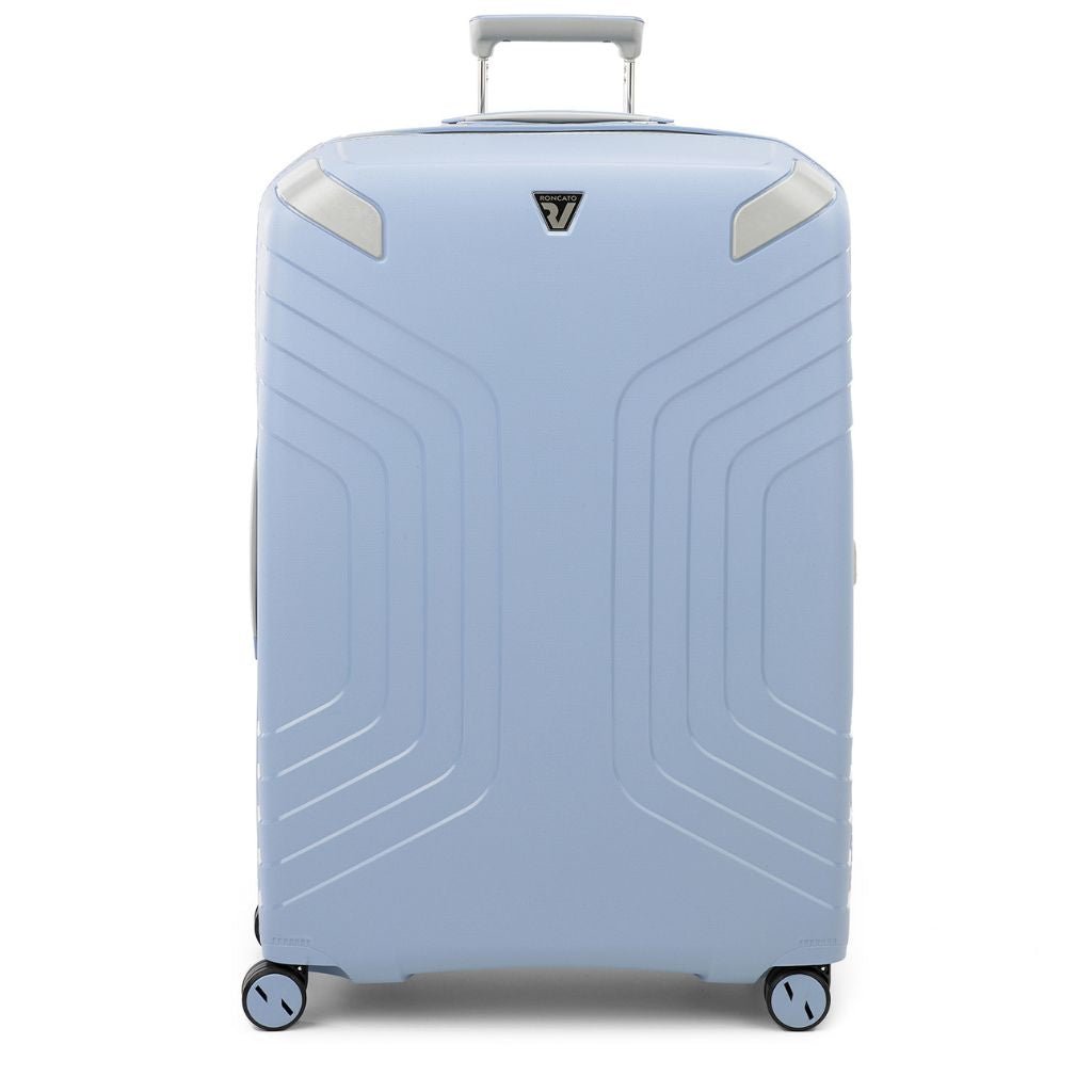 Roncato Ypsilon Large 78cm Hardsided Spinner Suitcase Pale Blue - Love Luggage