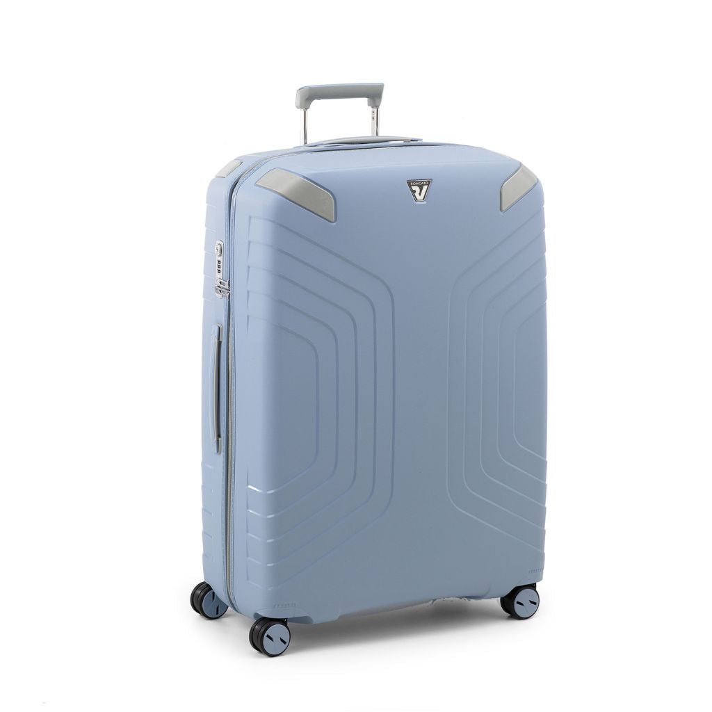 Roncato Ypsilon Large 78cm Hardsided Spinner Suitcase Pale Blue - Love Luggage