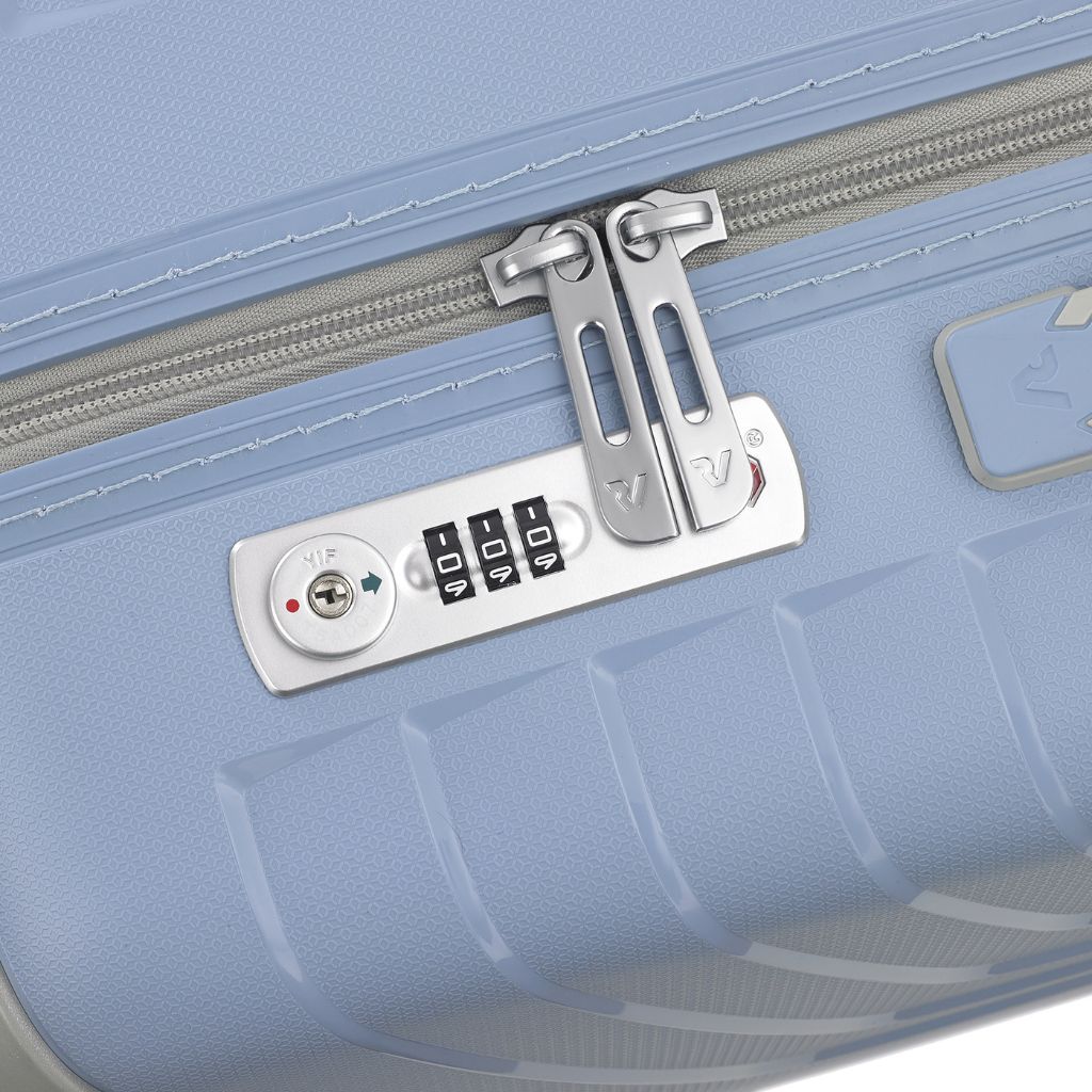 Roncato Ypsilon Large 78cm Hardsided Spinner Suitcase Pale Blue - Love Luggage