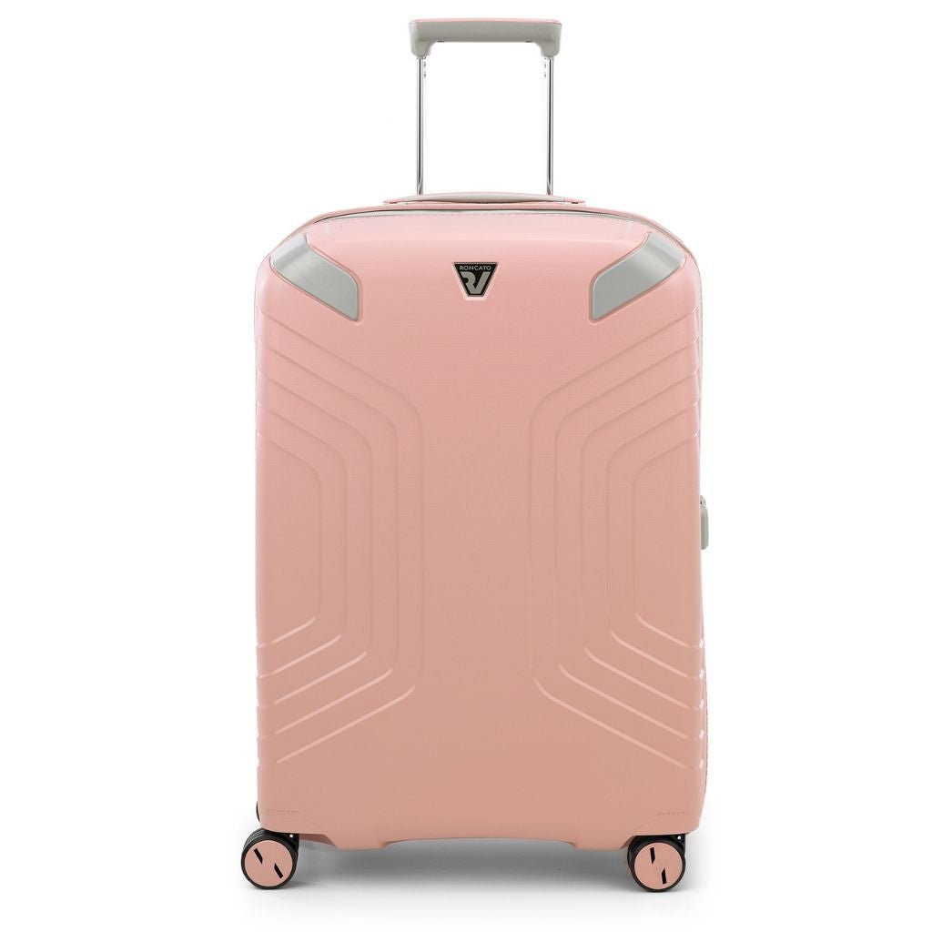 Roncato Ypsilon Medium 69cm Hardsided Spinner Suitcase Pale Pink - Love Luggage