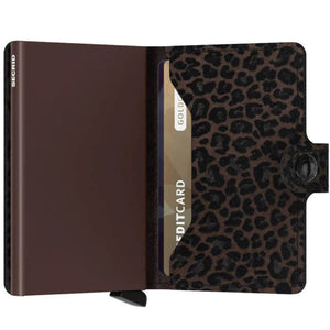 Secrid Miniwallet - Leo Leather Brown - Love Luggage