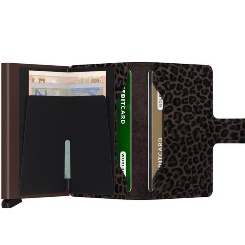 Secrid Miniwallet - Leo Leather Brown - Love Luggage