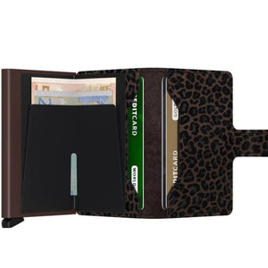 Secrid Miniwallet - Leo Leather Brown - Love Luggage
