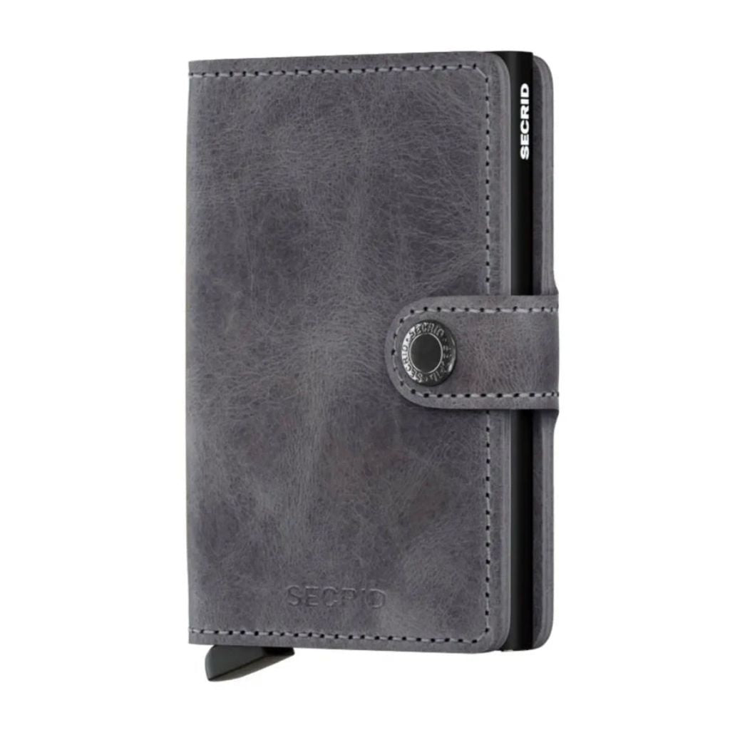 Secrid Miniwallet - Vintage Grey - Black - Love Luggage