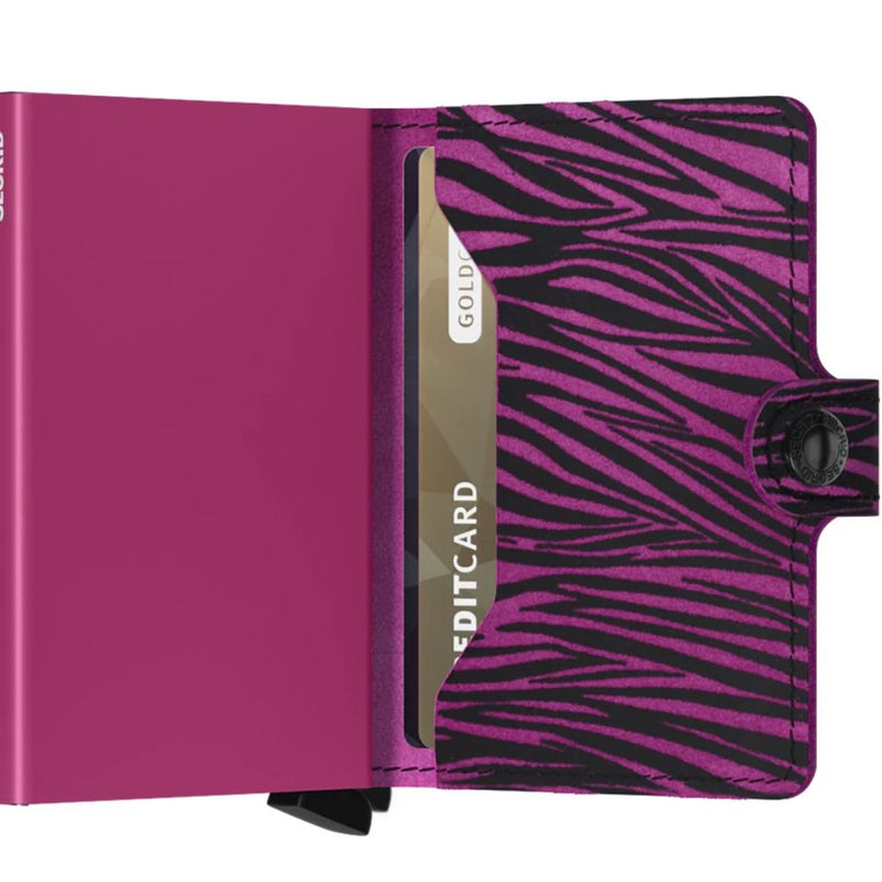 Secrid Miniwallet - Zebra Fuchsia - Love Luggage